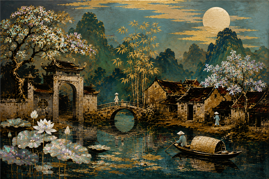 Son vàng ký ức